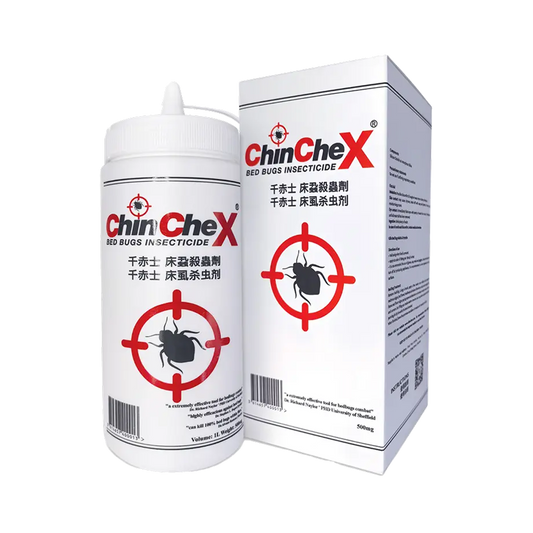 ChinCheX® Insecticida en Polvo para Chinches de Cama – 1L / 500g